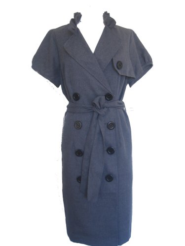Reviews SIGNATURE Womenâs Plus Size Coat Dress-CHARCOAL-14W for sale Reviews SIGNATURE Womenâs Plus Size Coat Dress-CHARCOAL-14W for sale