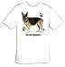 German Shepherd Profile Cute Dog Adult T-shirt Tee Shirt