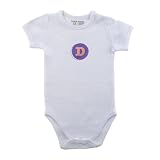 Hudson Baby Personalized Initial Bodysuit - D, Girl