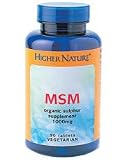 Higher Nature MSM Sulphur 90 tablets