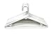 PLASTIC Lightweight Plastic Adult Hangers - 35 Grams - White - 16 Ct.