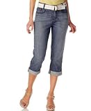DKNY Jeans - DKNY Jeans Belted Cropped Cuffed Jean