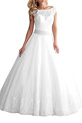 Vintage Open-Back Lace Illusion Natural   Waistline Satin Wedding Dress 