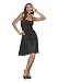 Elegantes knielanges Neckholder Cocktailkleid, Farbe schwarz, Gr.34 von Astrapahl schwarz