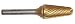 Tools & Hardware : Champion SL1 Titanium Nitrite Coated Burs Solid Carbide 1/4" Cutter Diameter 5/8" Length of Cut