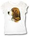   - Large beagle face Logo Robert J May painting Women's Babydoll T Shirt Small thru XL in 4 Colors