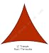 12  Triangle Rust Color Premium Quality Heavy Duty Shade Sail Made in USA