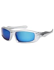 Mens Sports Sunglasses - Golf Baseball etc - Dark Silver 5411 by SharpShades