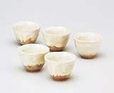 孝彩窯 粉引 湯呑揃 【湯呑 萩焼】 〔キャッシュバックキャンペーン対象商品〕