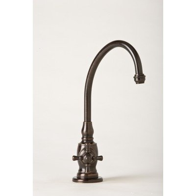 Hampton Hot Water Filtration Faucet with Cross Handle Finish: Antique Pewter