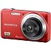Olympus D700 Digitalkamera mit 2,7" Display (12 MP, 4x opt. Zoom, 5x dig. Zoom) rot