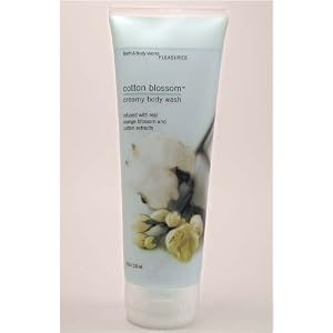 Bath & Body Works Pleasures Cotton Blossom Creamy Body Wash 8 oz