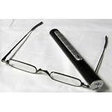 Eye Stic - Burgundy with Rectangle Lens - Strength +1.5