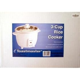 Toastmaster 3-Cup Rice Cooker TRC3