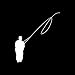 Fly Fishing vinyl window decal sticker