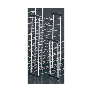 50 Bottle Wire Wine Racks (Black) (20W x 10.25D x 42.5H) by Wire World Of America, Inc.
