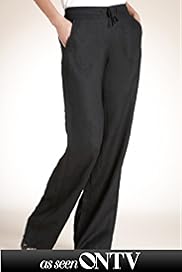 Pure Linen Drawstring Beach Trousers