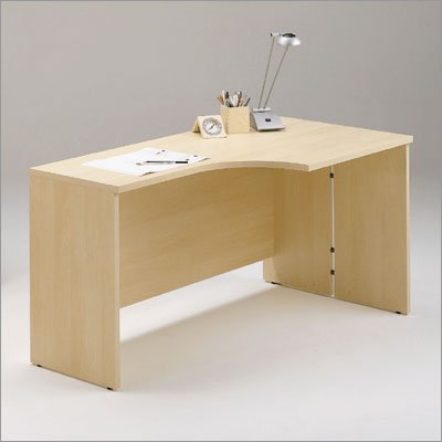 Tvilum-Scanbirk 600 Series 59″ W Left L-Shaped Office Desk 30663 Finish: Light Maple