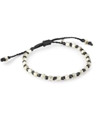 M. Cohen Handmade Designs Colored Wax Cord Knotted with Sterling Silver Detail