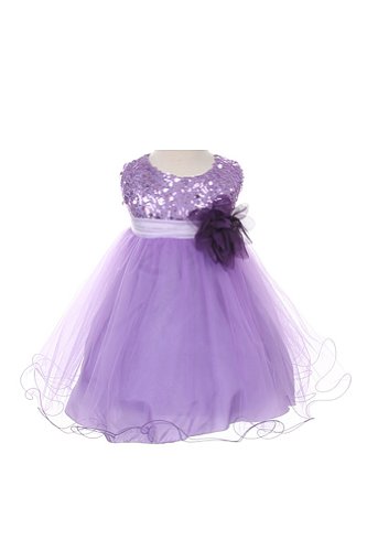 Sequin Bodice Special Occasion Dress Infant Toddler Flower Girl (or Bolero)