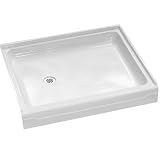 American Standard 6032.STLH.178 Acrylic Alcove Shower Base with Left-Hand Drain, Black