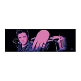 (12x36) Elvis Presley (Microphone) Music Poster Print