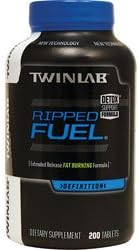 Twinlab Ripped Fuel Metabolic Enhancer, Definition, Ephedra Free, 200 Tablets