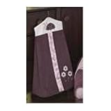 Lambs and Ivy Luv Bugs Diaper Stacker, Plum by Lambs & Ivy