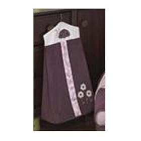Lambs and Ivy Luv Bugs Diaper Stacker, Plum