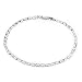 Apparel : Sterling Silver Flat Mariner Link Anklet 9'
