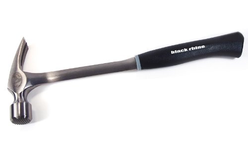 Black Rhino 00072 28oz Airgrip Hammer with Milled Face