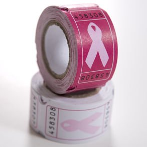 Pink Ribbon Roll Tickets