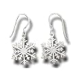 Small Snowflake Earrings