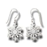 Small Snowflake Earrings
