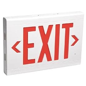 GE SECURITY GBC-EX-950-P3 - COVERT HIDDEN SURVEILLENCE CAMERA - NANNY camera - EXIT SIGN STYLE & functional exit sign, color 1/3" CCD, 380 TVL, 3 lux