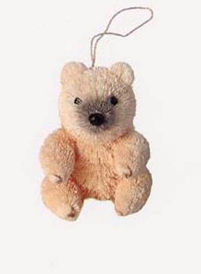 Brushkins by Nature's Accents Bear Polar Hugging Ornament