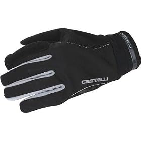 Castelli 2008 09 Nano Full Finger Winter Cycling Gloves - Black Anthracite - K7577-010 by Castelli