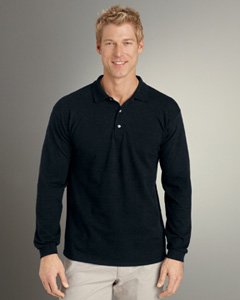 Gildan 3400 Long-Sleeve Pique Polo