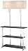 Black Triple Shelf Etagere Floor Lamp
