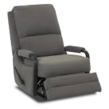 Klaussner Hines Rocker Recliner - Fastlane Charcoal with Black Finish - 20709SRRC