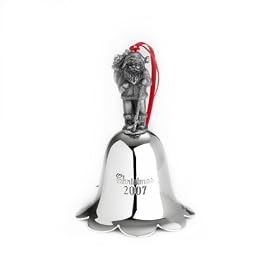2007 Wallace Silver-Plated 'Santa' Bell