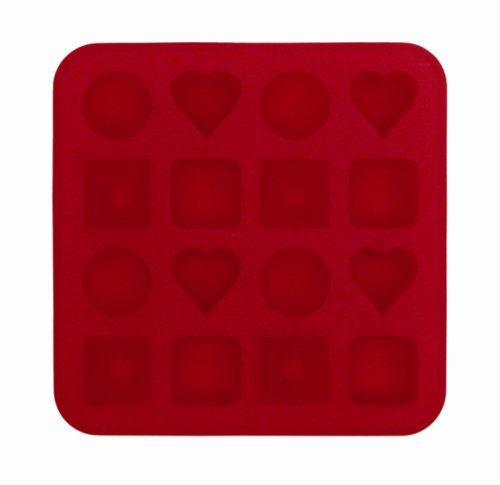 SiliconeZone Chocolate Butter Mold, Red