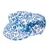60s Style Velour Hat - Blue