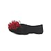 MSMAX Kid Girl's Canvas Practise Ballet Dancing Yoga Shoes with Flower