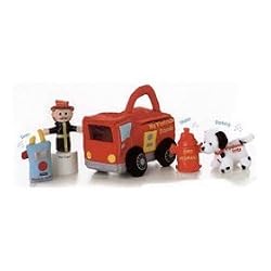 Plush Firetruck Friends Playset