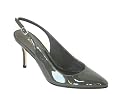 Buffalo 9398-281 Damen Slingpump Lackleder, grau (grafite)