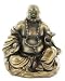 Bronze Effect Chinese Buddha Sitting