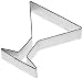 MARTINI GLASS cookie cutter 4 TALL B1659