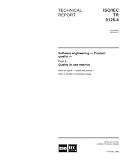 ISO/IEC TR 9126-4:2004, Software engineering  -  Product quality - Part 4: Quality in use metrics