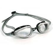 Aqua Sphere K180 - Clear Lens Goggles - Black Skirt/Silver Trim